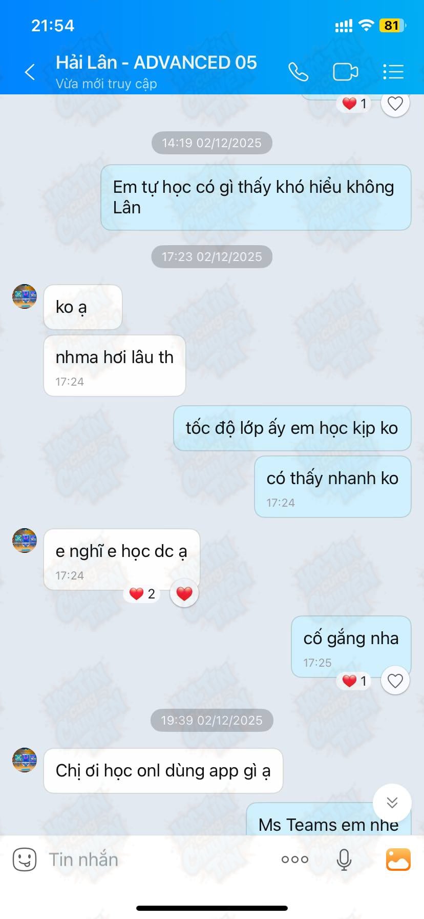 Cảm nhận của Dương Hải Lân